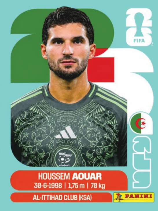 Figurinha ALG9 — Argélia