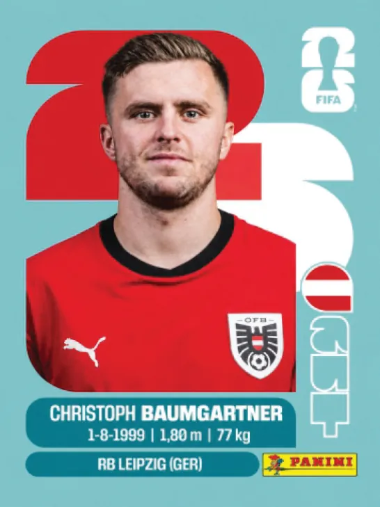 Figurinha AUT18 — Áustria