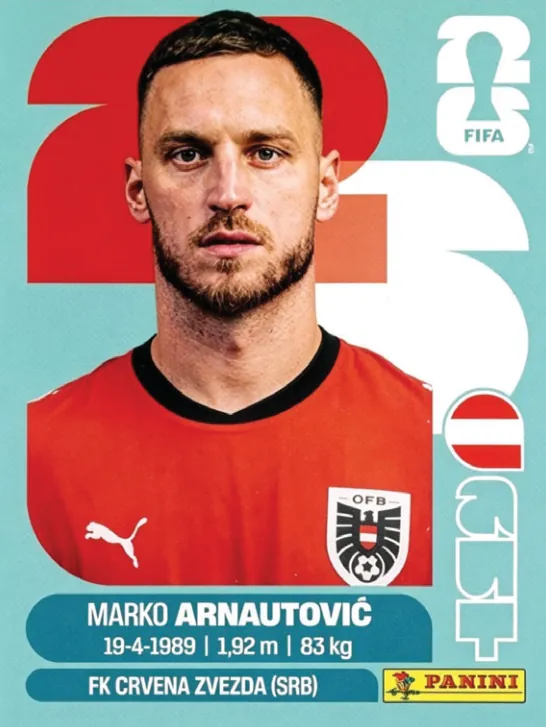 Figurinha AUT20 — Áustria