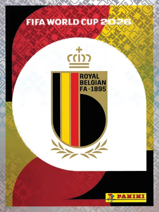 Figurinha BEL1 — Bélgica