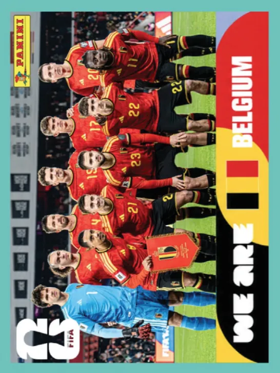 Figurinha BEL13 — Bélgica