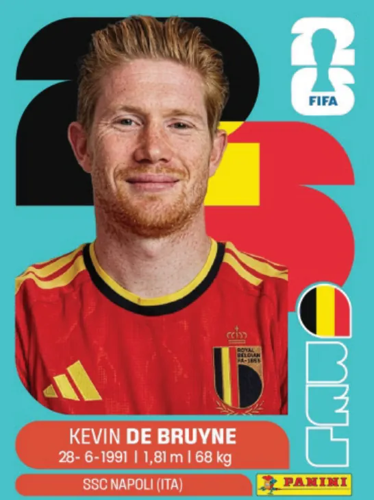 Figurinha BEL15 — Bélgica