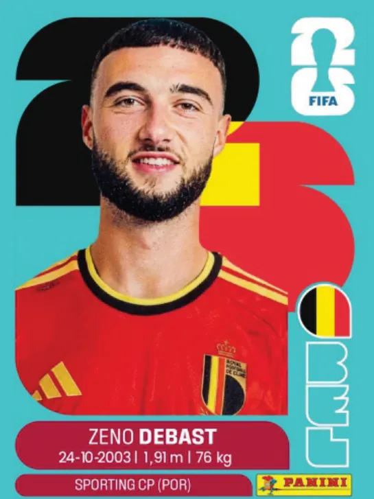 Figurinha BEL5 — Bélgica