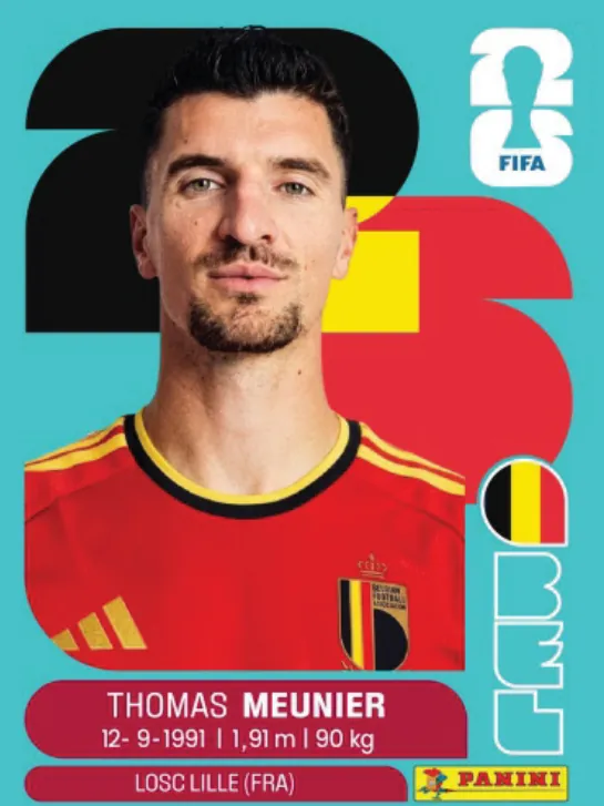 Figurinha BEL8 — Bélgica