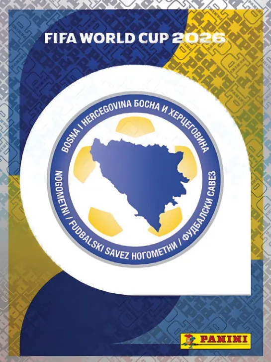 Figurinha BIH1 — Bósnia e Herzegovina