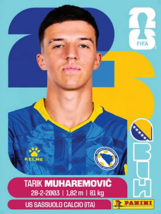 Figurinha BIH5 — Bósnia e Herzegovina