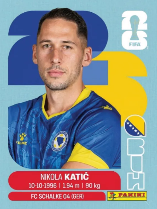 Figurinha BIH7 — Bósnia e Herzegovina
