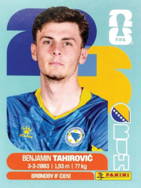 Figurinha BIH9 — Bósnia e Herzegovina
