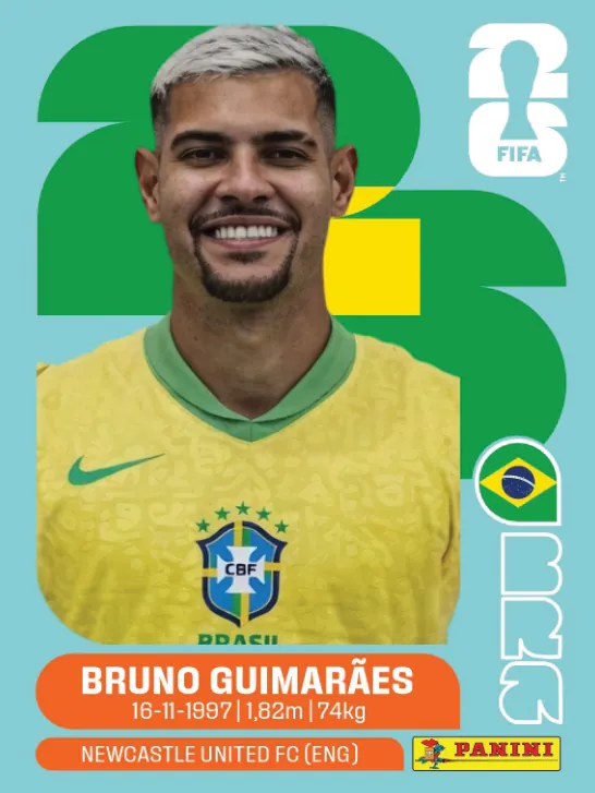 Figurinha BRA11 — Brasil