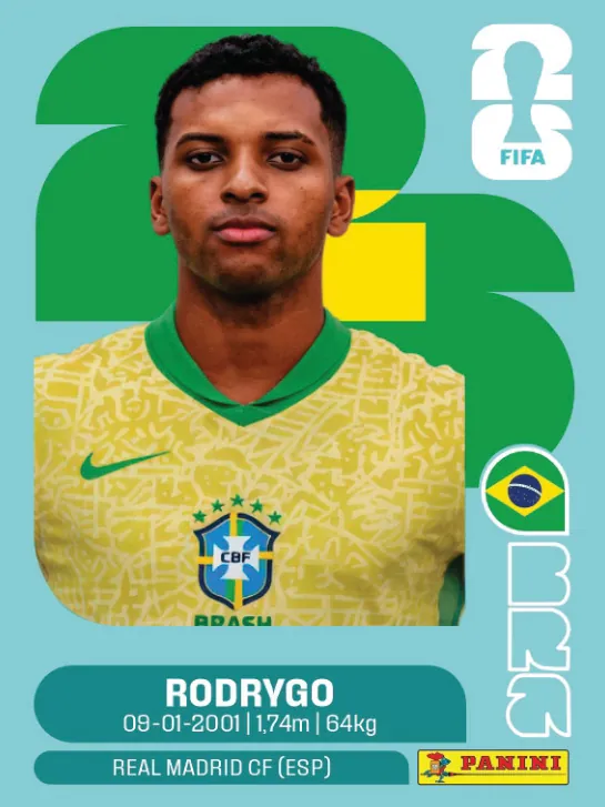 Figurinha BRA15 — Brasil