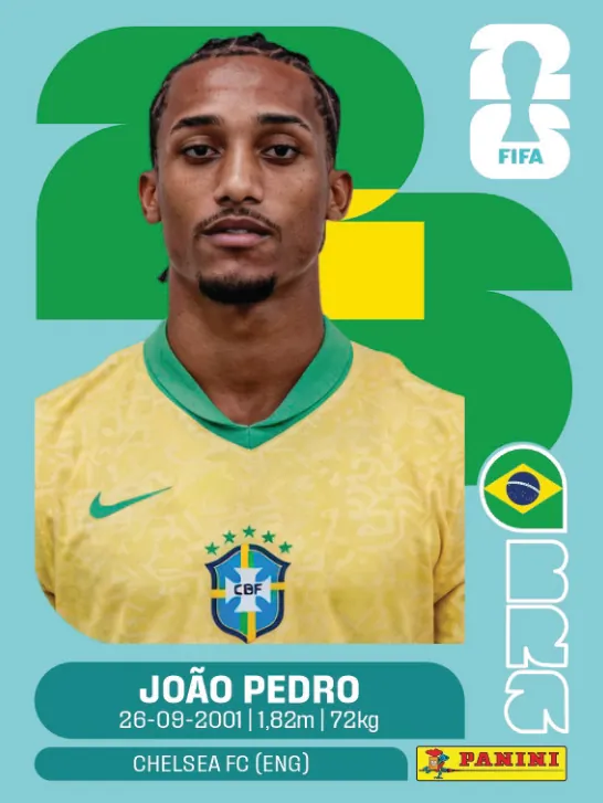 Figurinha BRA16 — Brasil
