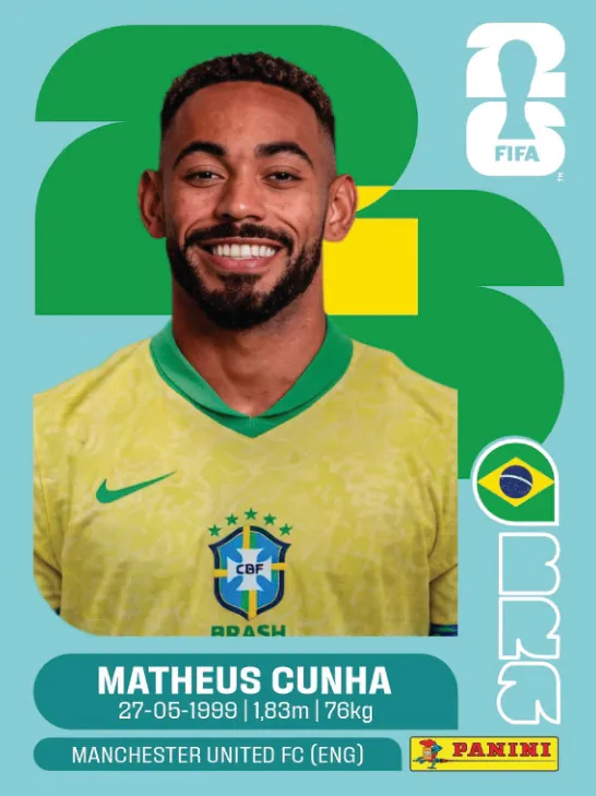 Figurinha BRA17 — Brasil