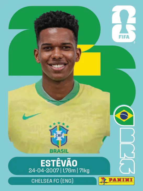 Figurinha BRA20 — Brasil