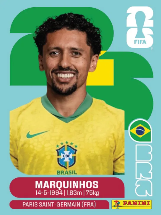 Figurinha BRA4 — Brasil