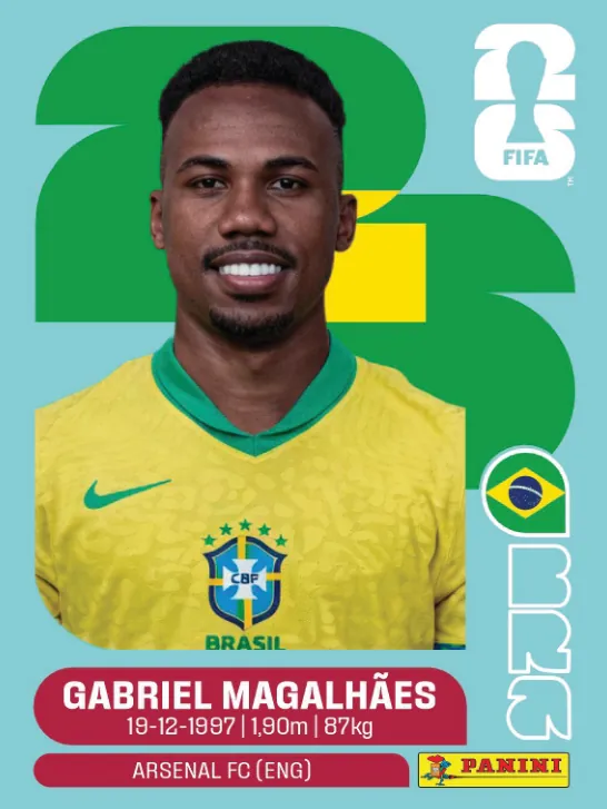 Figurinha BRA6 — Brasil