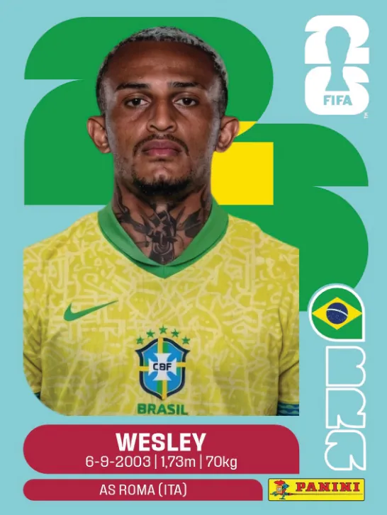 Figurinha BRA8 — Brasil