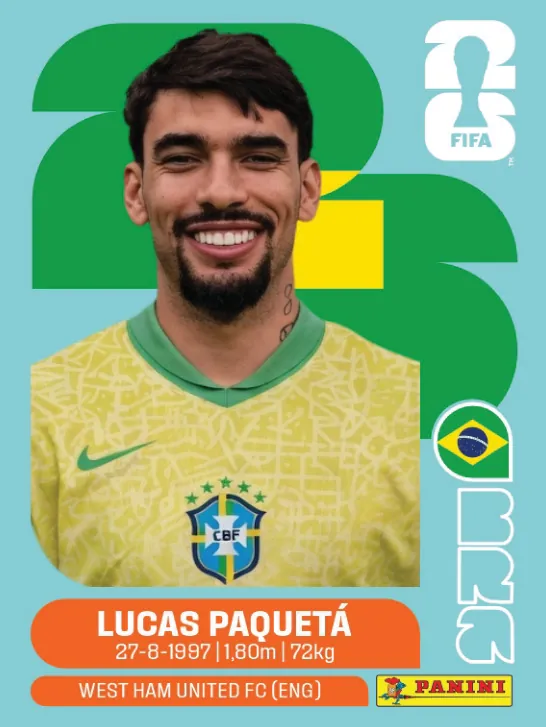 Figurinha BRA9 — Brasil