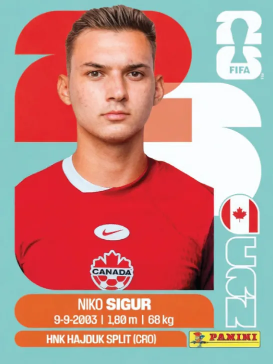 Figurinha CAN16 — Canadá