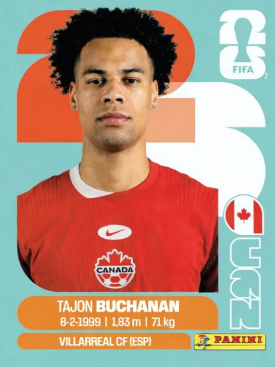 Figurinha CAN17 — Canadá