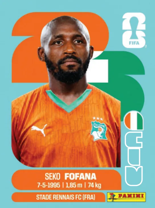 Figurinha CIV11 — Costa do Marfim