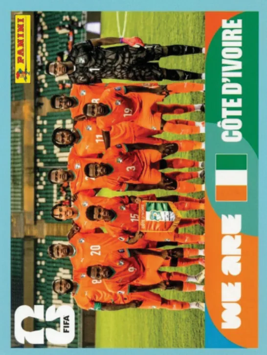 Figurinha CIV13 — Costa do Marfim