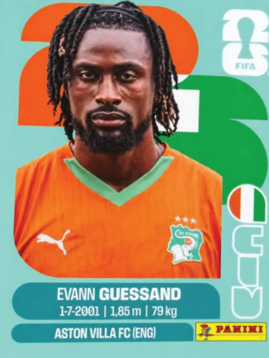 Figurinha CIV19 — Costa do Marfim