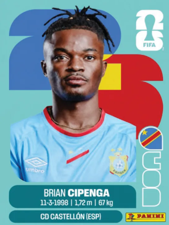 Figurinha COD17 — RD Congo