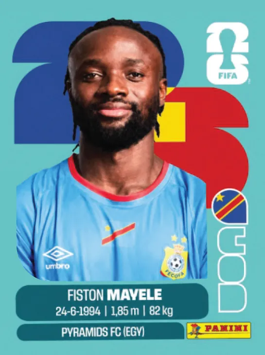 Figurinha COD18 — RD Congo