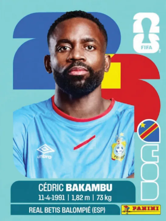 Figurinha COD19 — RD Congo