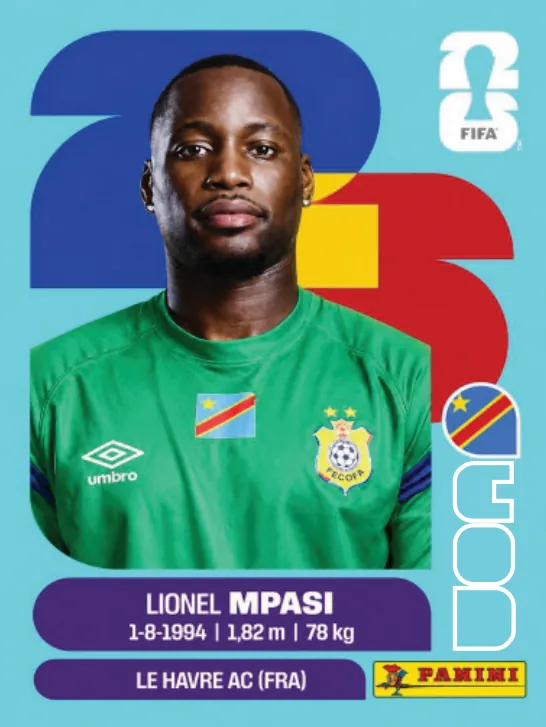 Figurinha COD2 — RD Congo
