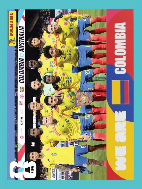 Figurinha COL13 — Colômbia