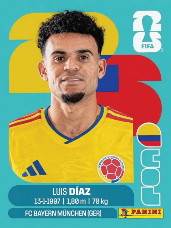 Figurinha COL20 — Colômbia