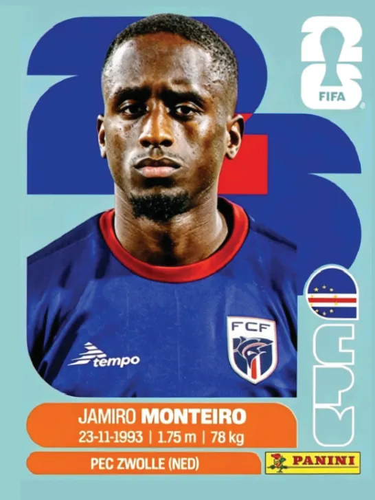 Figurinha CPV12 — Cabo Verde