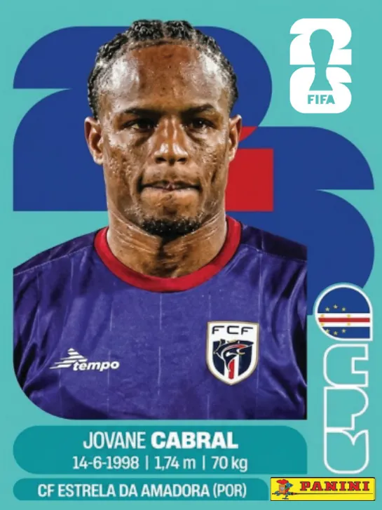 Figurinha CPV16 — Cabo Verde