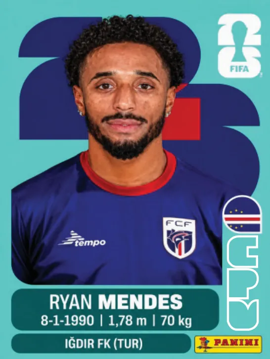 Figurinha CPV17 — Cabo Verde
