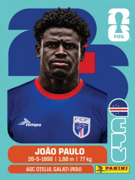 Figurinha CPV8 — Cabo Verde