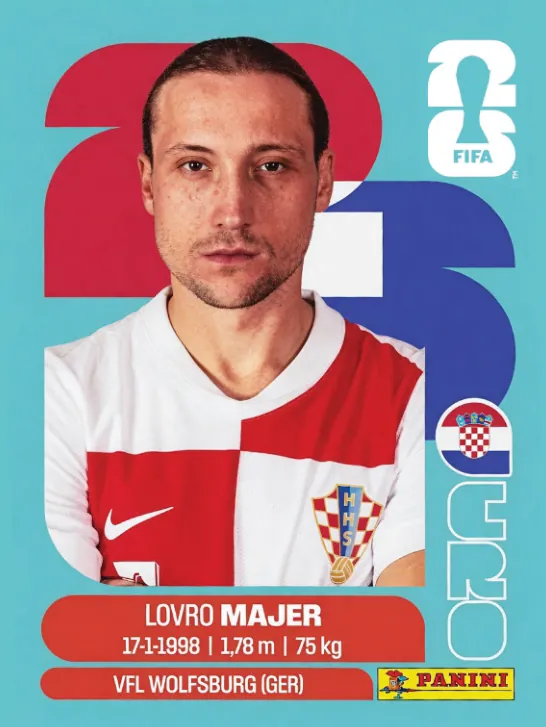 Figurinha CRO12 — Croácia