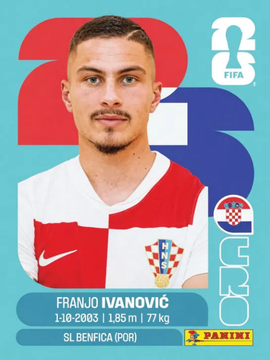 Figurinha CRO20 — Croácia