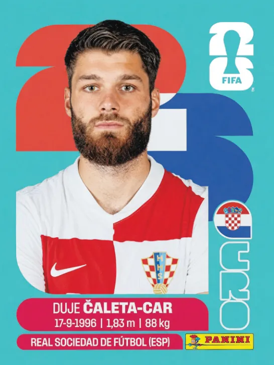 Figurinha CRO3 — Croácia
