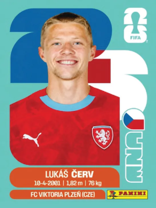 Figurinha CZE11 — República Tcheca