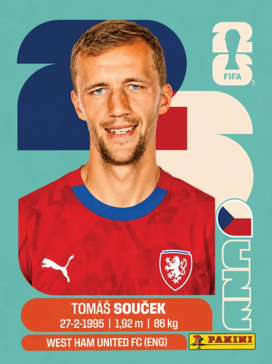 Figurinha CZE12 — República Tcheca