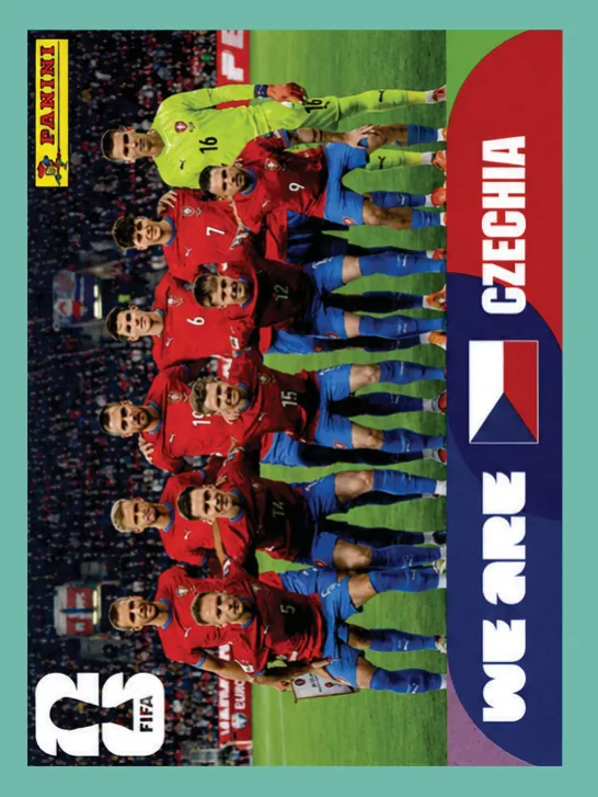 Figurinha CZE13 — República Tcheca