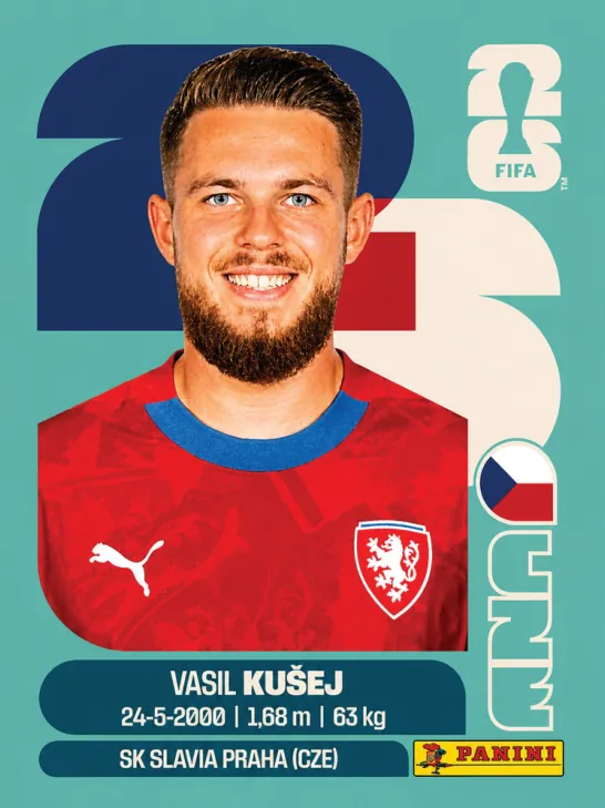Figurinha CZE16 — República Tcheca