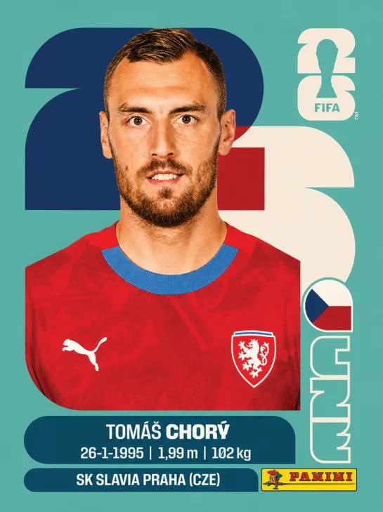 Figurinha CZE17 — República Tcheca