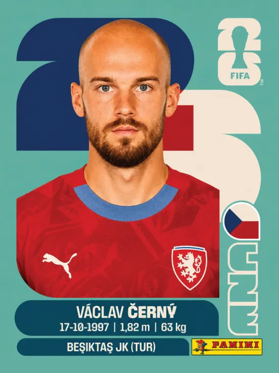 Figurinha CZE18 — República Tcheca