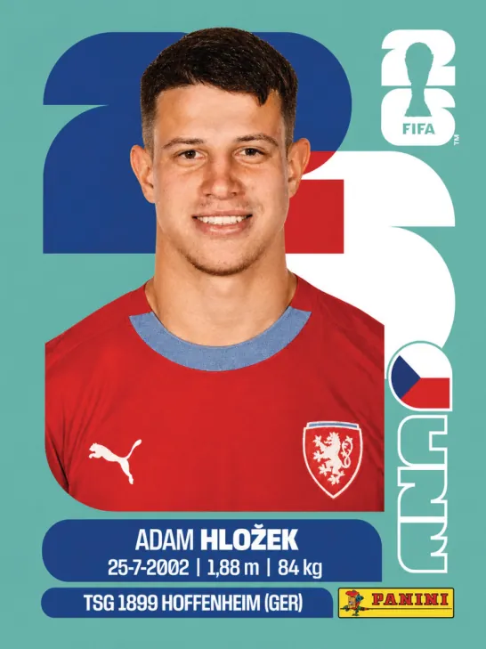 Figurinha CZE19 — República Tcheca