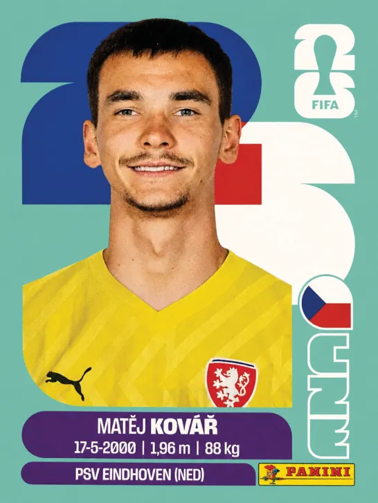 Figurinha CZE2 — República Tcheca