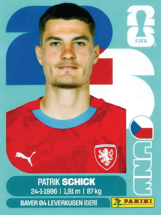 Figurinha CZE20 — República Tcheca