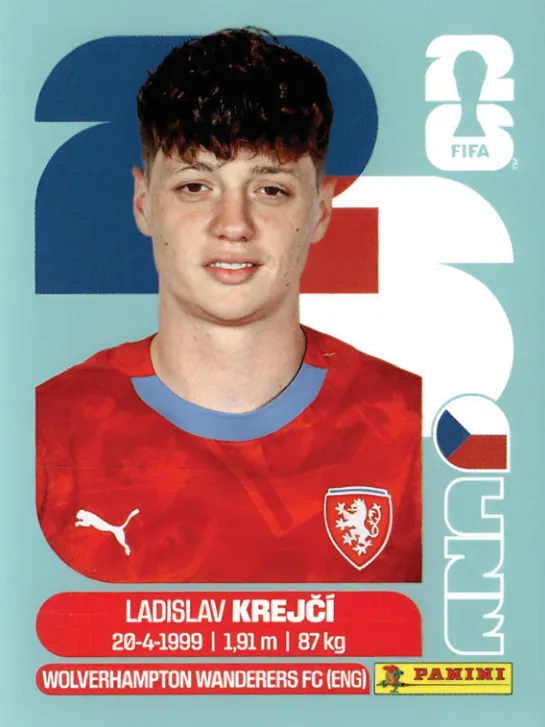 Figurinha CZE4 — República Tcheca