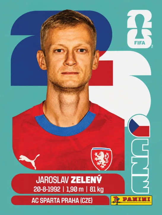 Figurinha CZE6 — República Tcheca